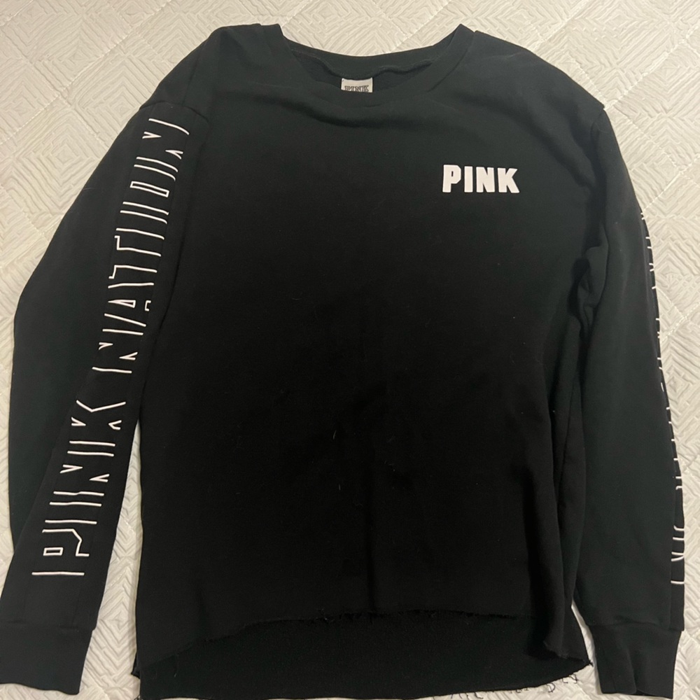 Pink crew neck sweater
